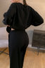 Костюм женский летний спортивный оверсайз без начеса свитшот и прямые широкие брюки палаццо