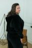 Спортивный костюм женский велюровый, черный